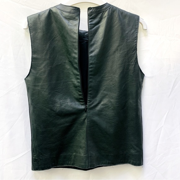 BLK DNM Leather Top Sleeveless Size XS - Picture 3 of 4